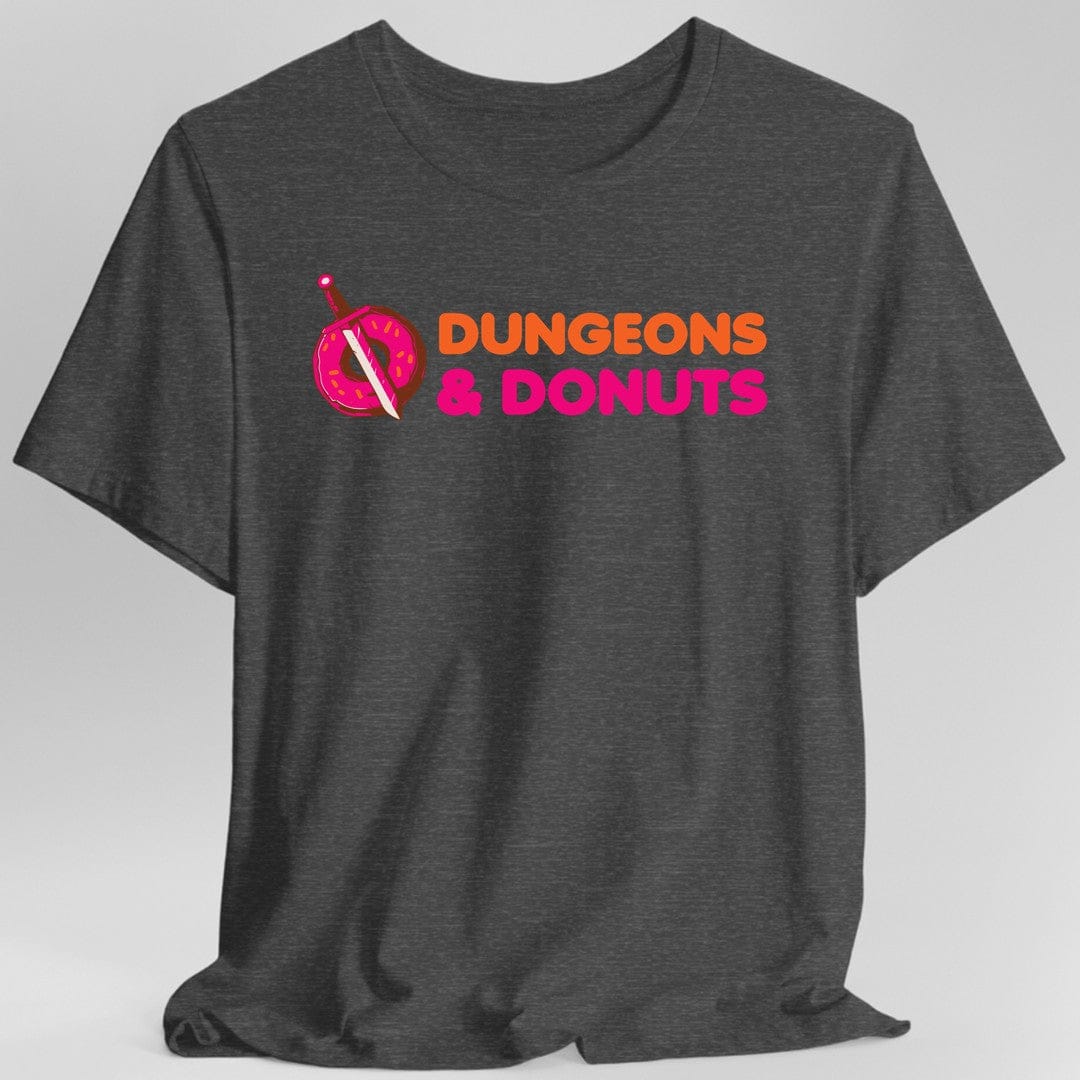 Dungeons & Donuts Funny D&D T-Shirt