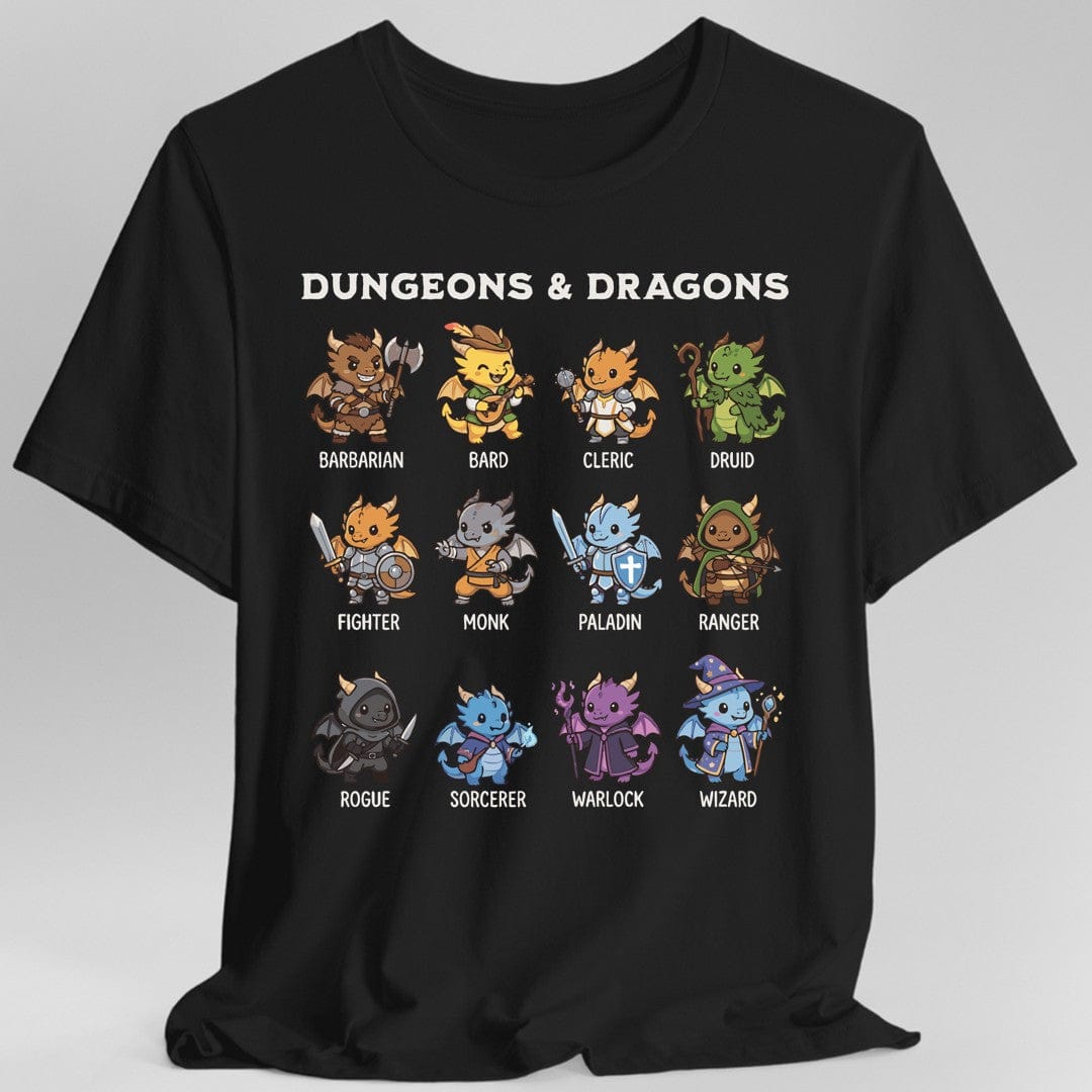 Dungeons & Dragons All Classes T-shirt