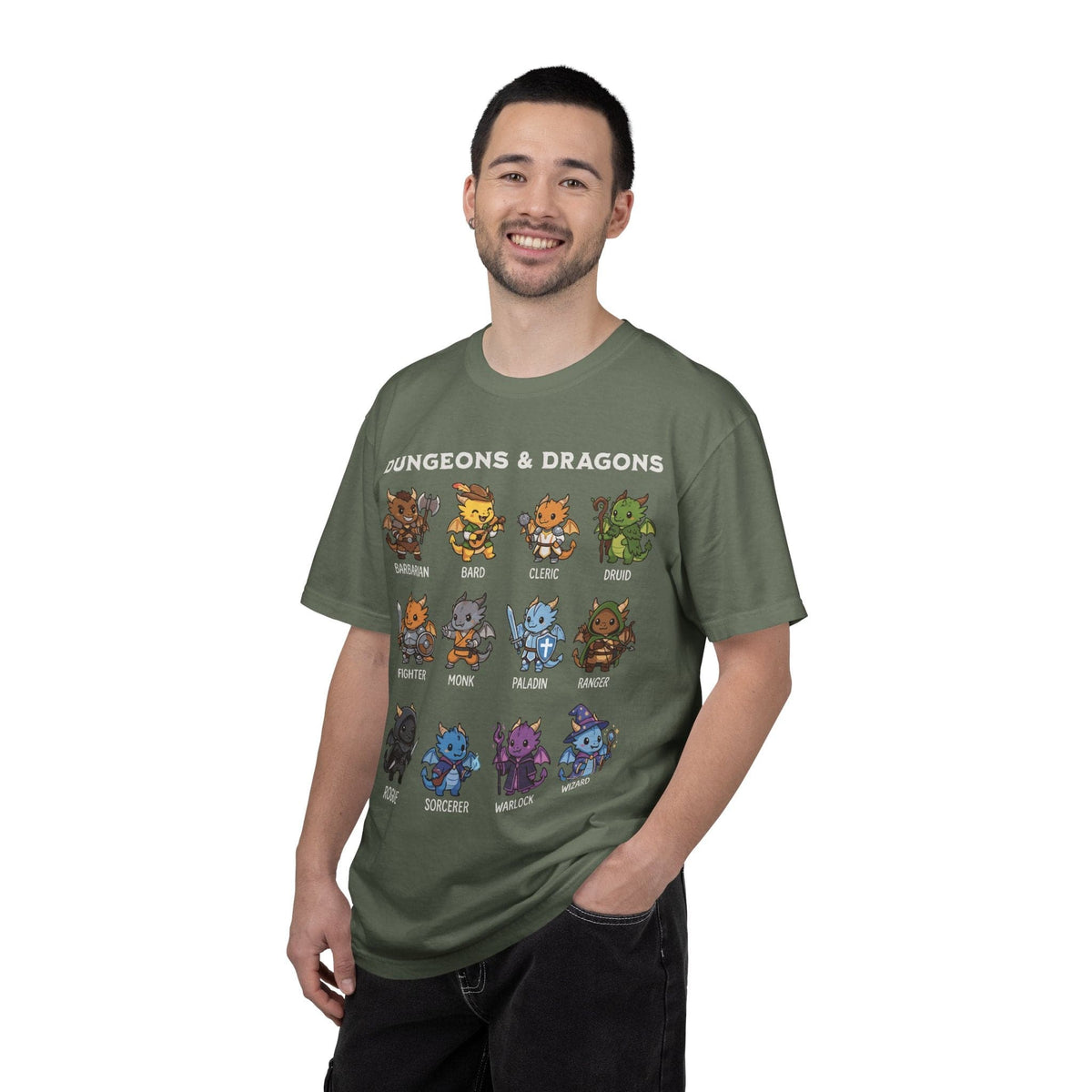 Dungeons & Dragons All Classes T-shirt - Comfort Colors