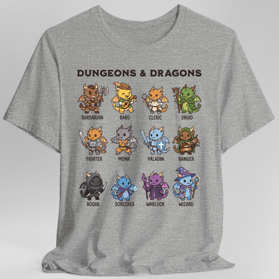 Dungeons & Dragons All Classes T-shirt