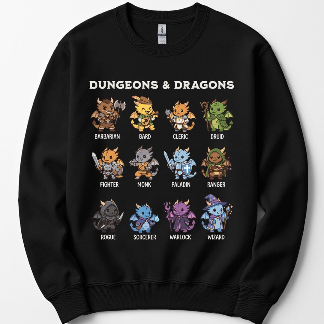 Dungeons & Dragons All Classes Sweatshirt
