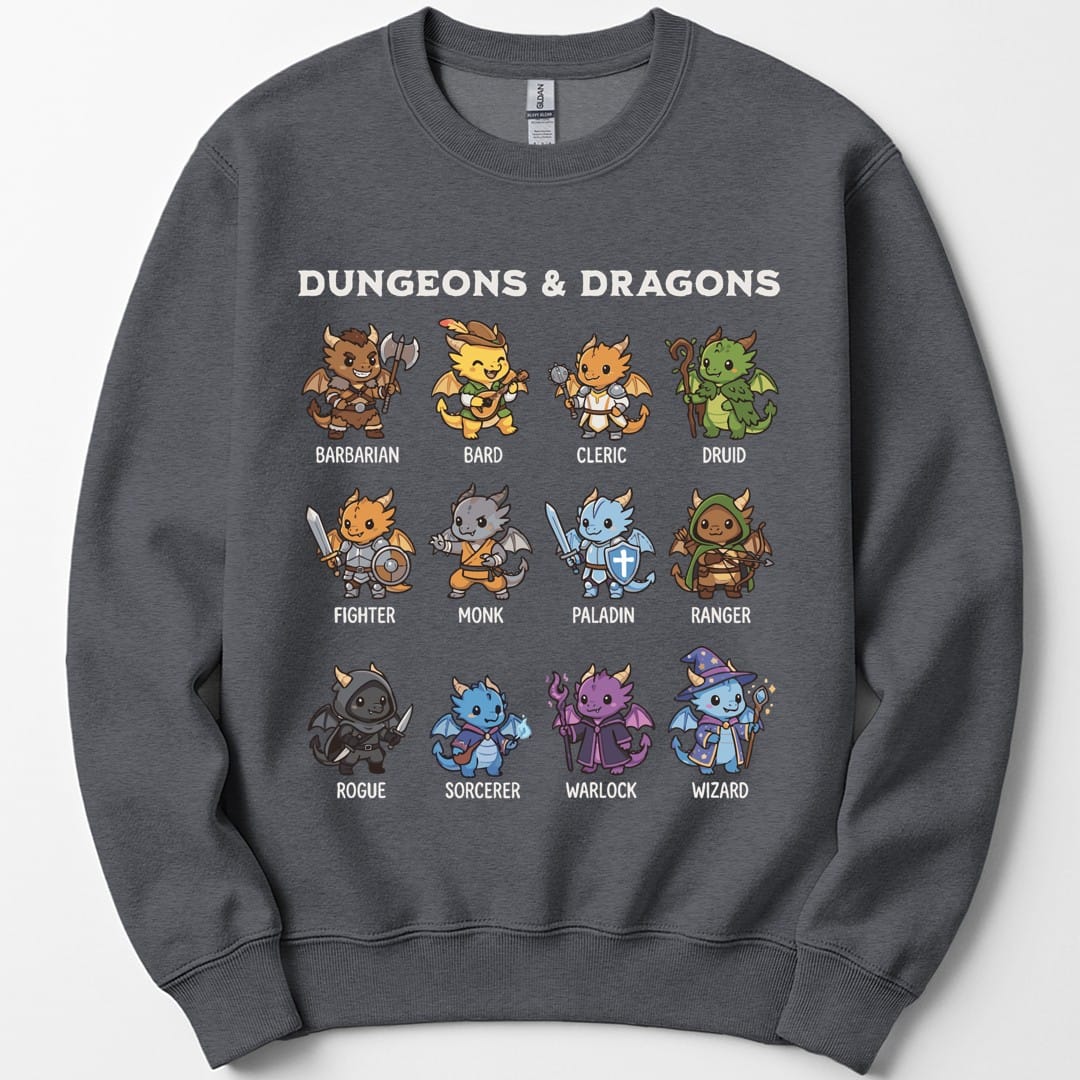 Dungeons & Dragons All Classes Sweatshirt