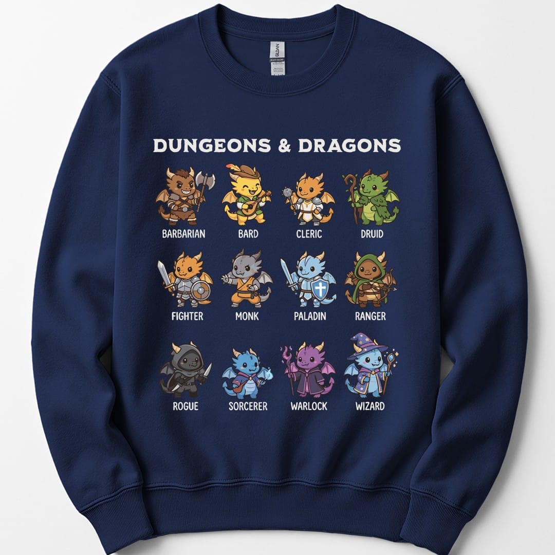 Dungeons & Dragons All Classes Sweatshirt
