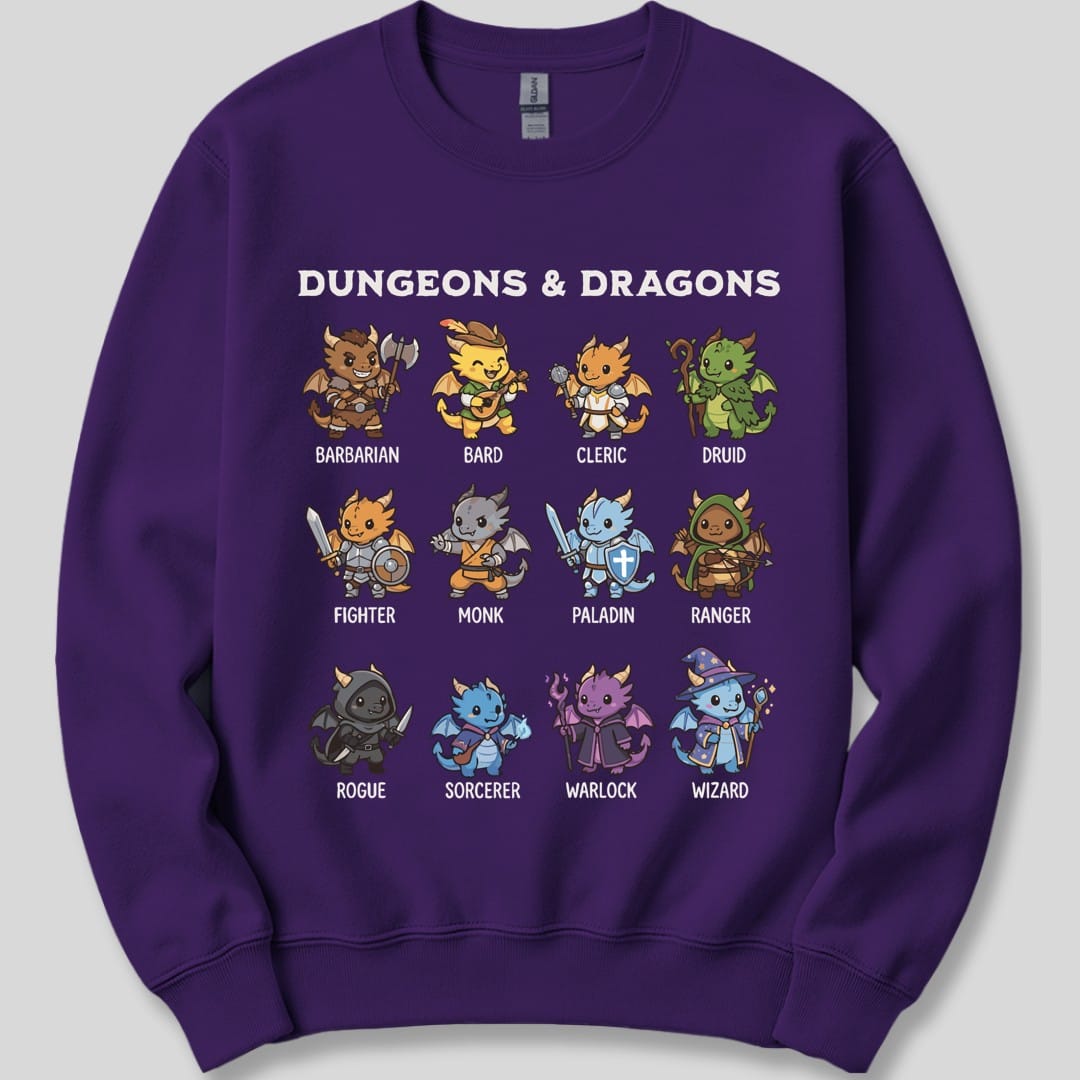 Dungeons & Dragons All Classes Sweatshirt