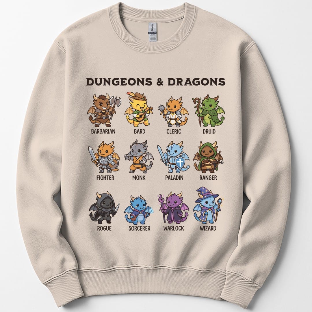 Dungeons & Dragons All Classes Sweatshirt