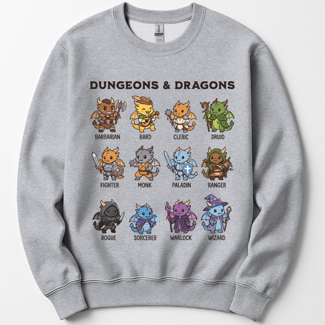 Dungeons & Dragons All Classes Sweatshirt