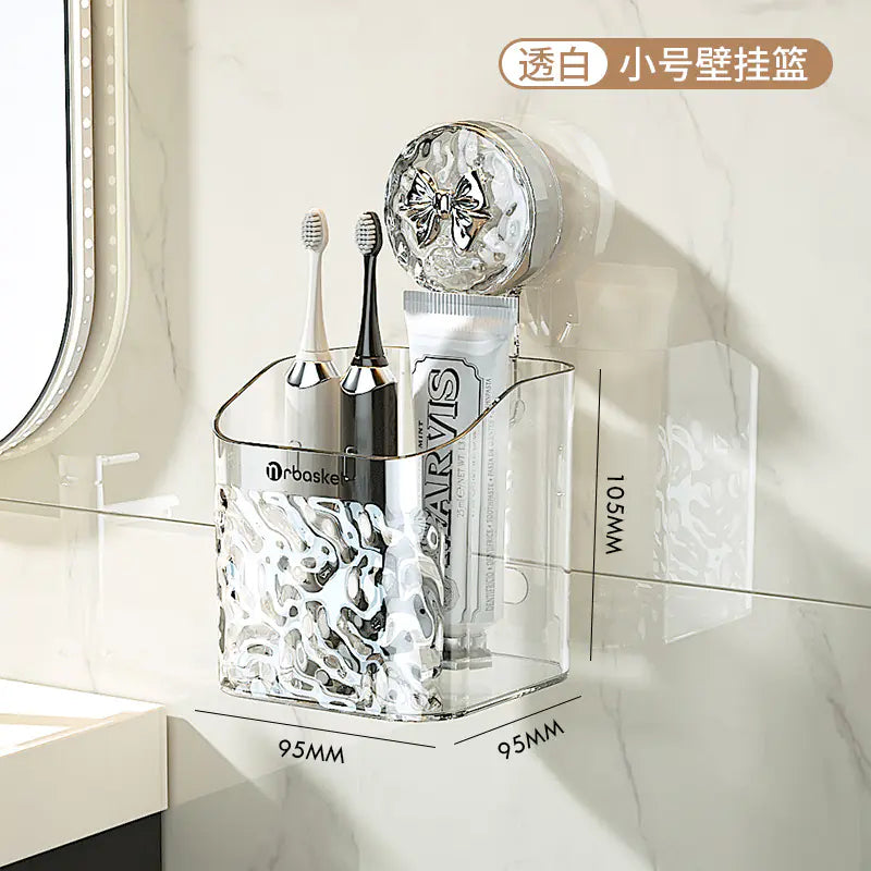 Bathroom Suction Shelf for Towels and Toiletries