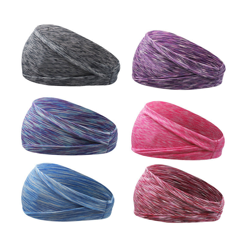 Hairband Sweat-absorbent Solid Color Fashion Yoga