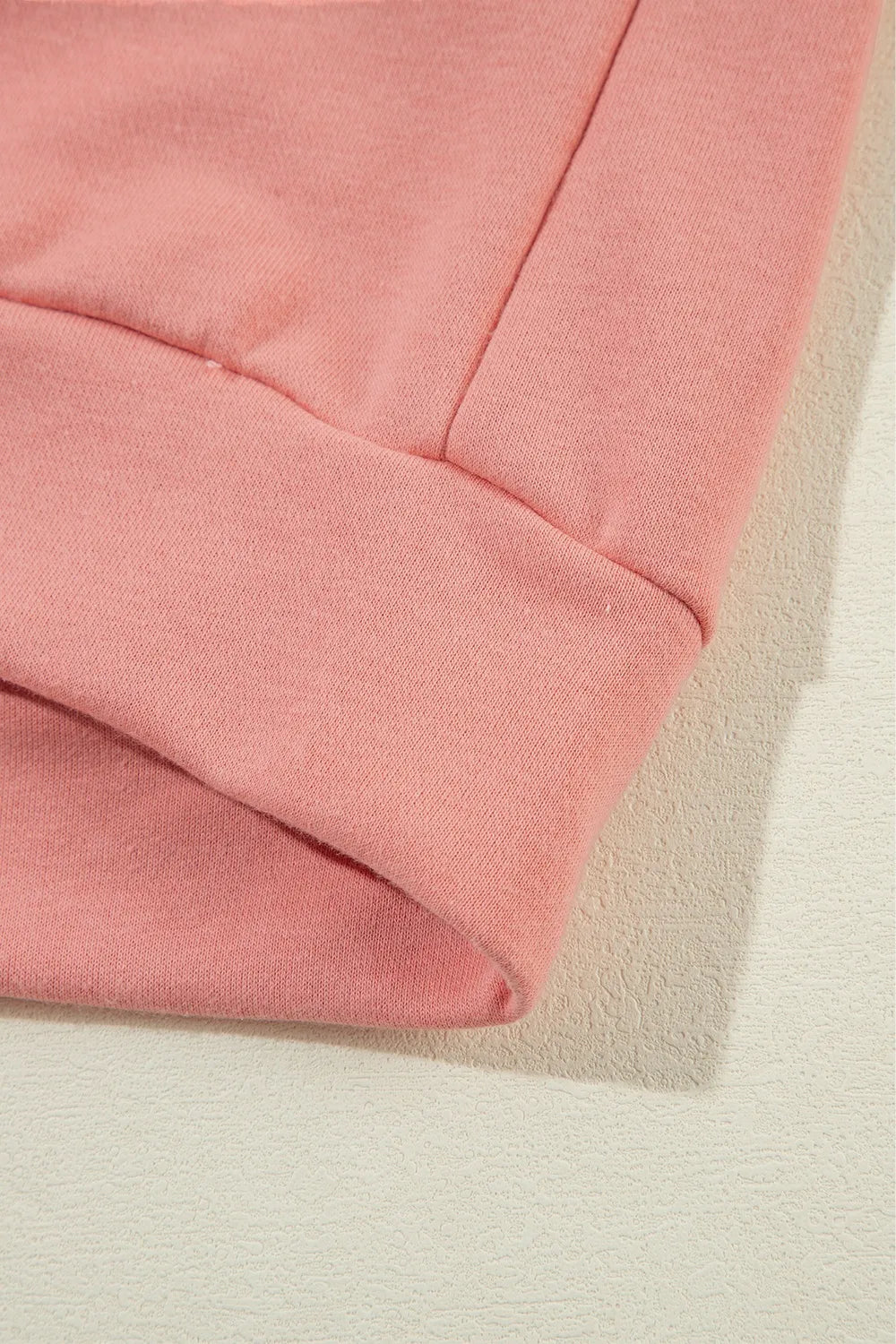 Sudadera de cuello redondo con lazo y manga larga