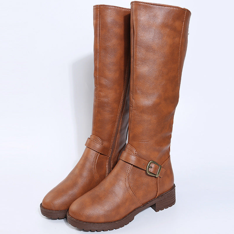 Women's European And American Style Knight Boots