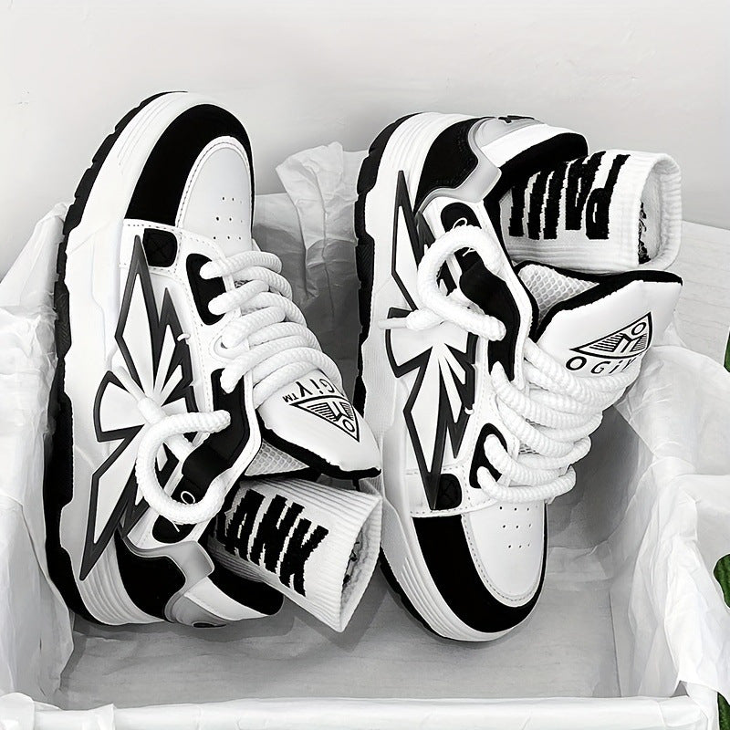 Men's Niche Thick Bottom Harajuku Clunky Sneakers