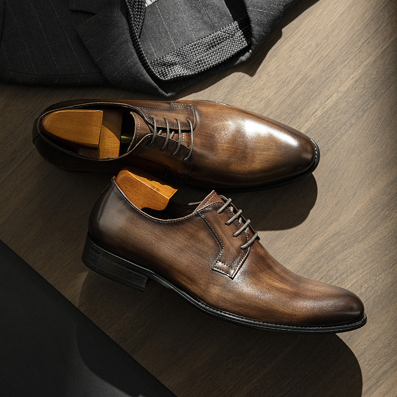 Mens Casual Business Dress Leather Shoes