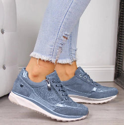 Casual Wedge Sneakers