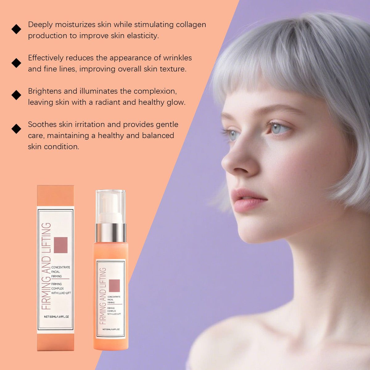 Skin care products Facial Serum Hydrating Moisturizing Softening Facial Skin Daily Gentle Care