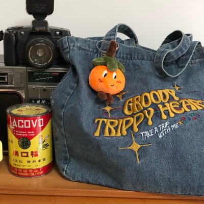 Women's Large Capacity Denim Travel Bag