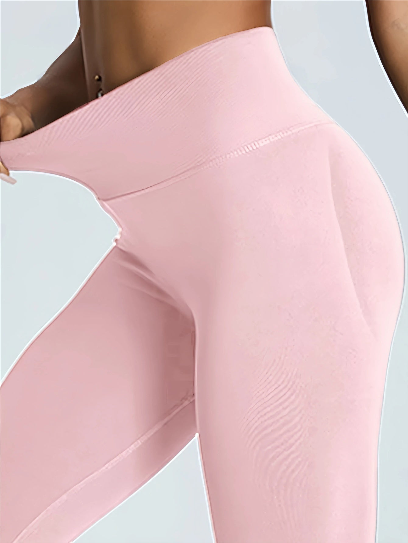 Mallas de mujer sin costuras de talle alto