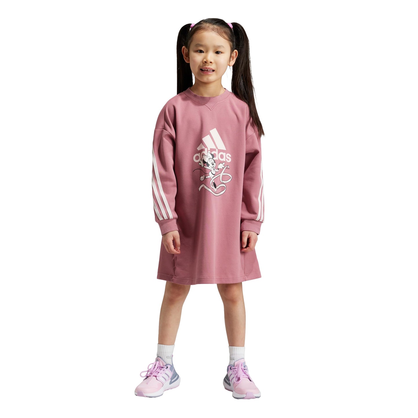 adidas Kids Disney Minnie and Daisy Dress Preloved Crimson/Sandy Pink Met./Sandy Pink