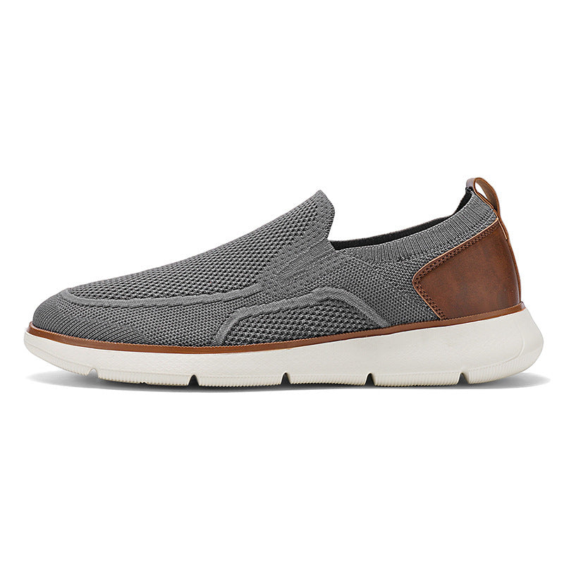 Men's Breathable Fly Woven Mesh Casual Flats