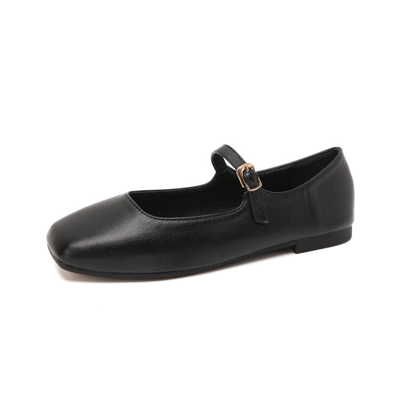 Women's French Style Mary Jane Flats