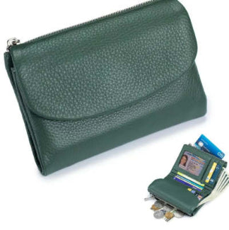 Women's Short Wallet with Soft Slouchy Shape