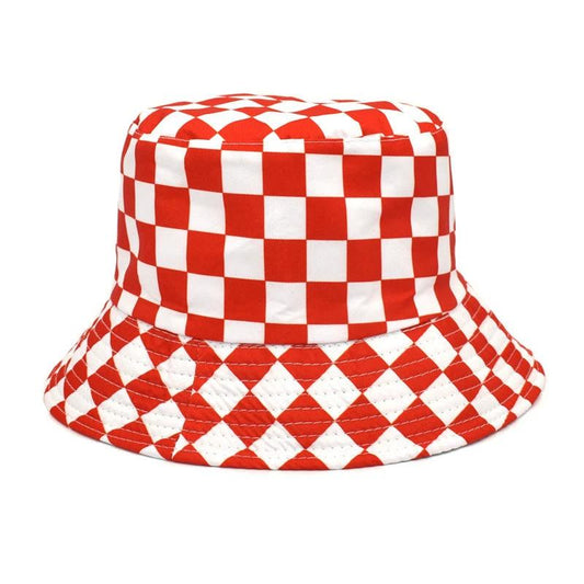 Gorro pescador a cuadros para hombre
