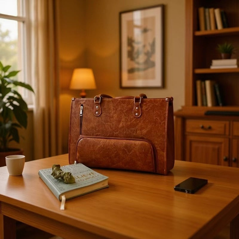 Laptop and Lunch Compartment Crossbody Bag