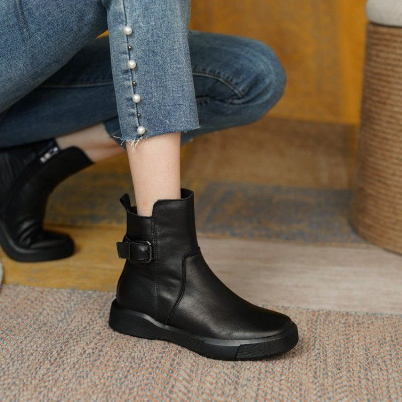 Women's Platform Martin Boots