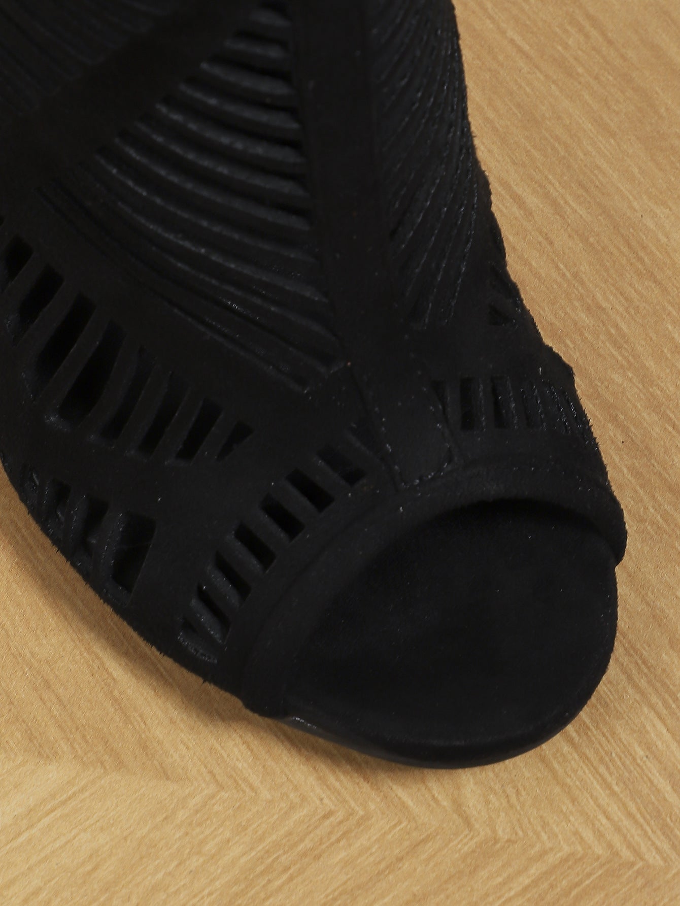 Laser Hollow Out Stiletto Sandal Boots