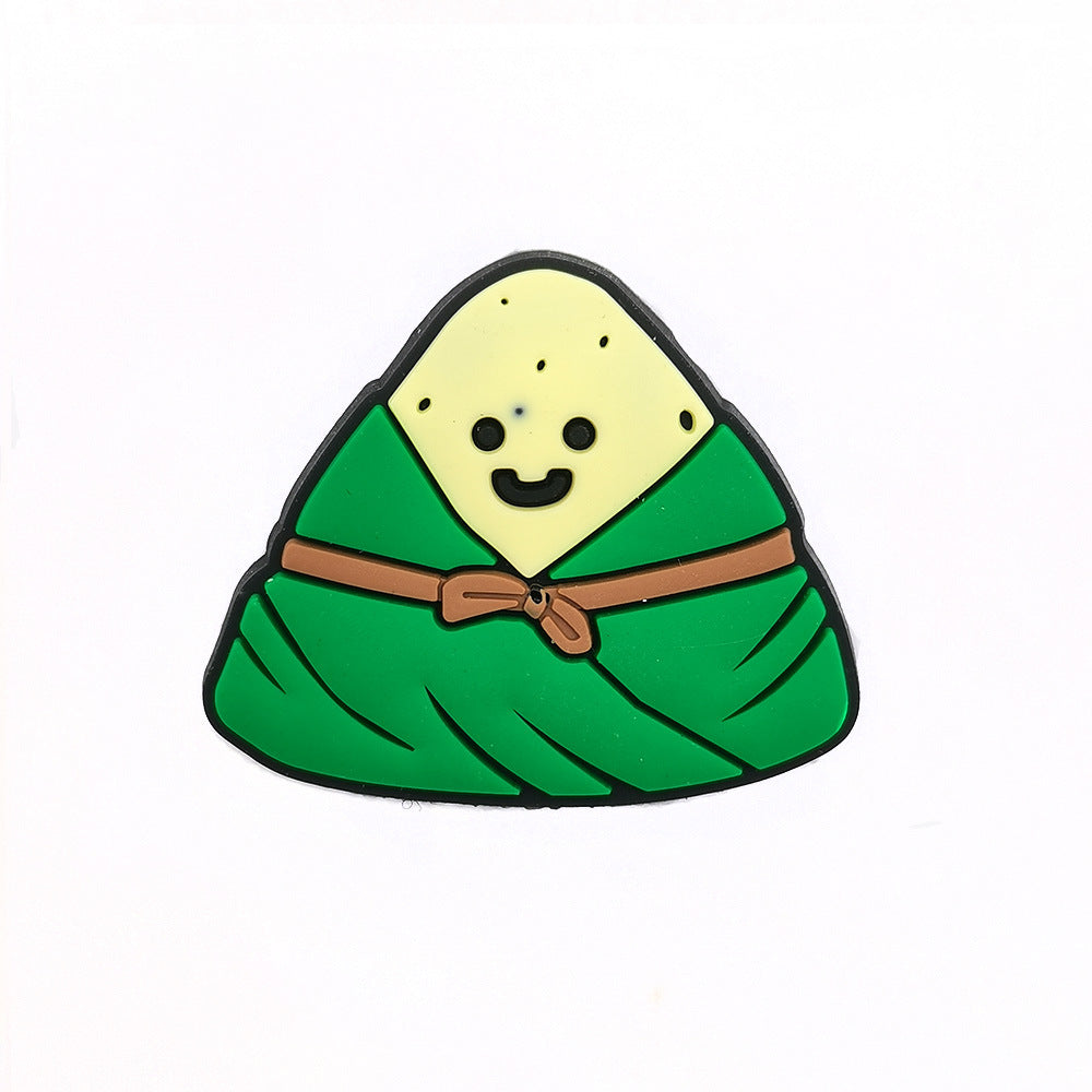 Cartoon Food Hole Shoes Shoe Ornament Shoe Buckle PVC Eva Sandals Decorative Accessories