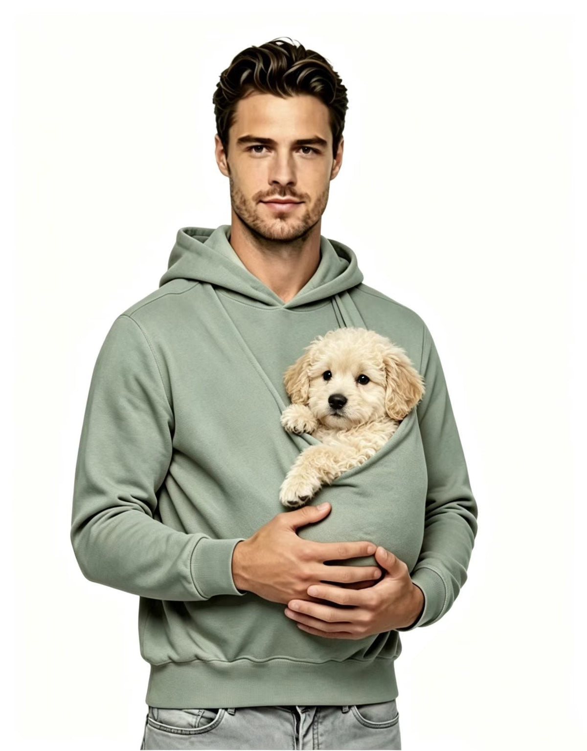 Unisex Hoodie Pet-friendly One-piece Hooded Sweatshirt