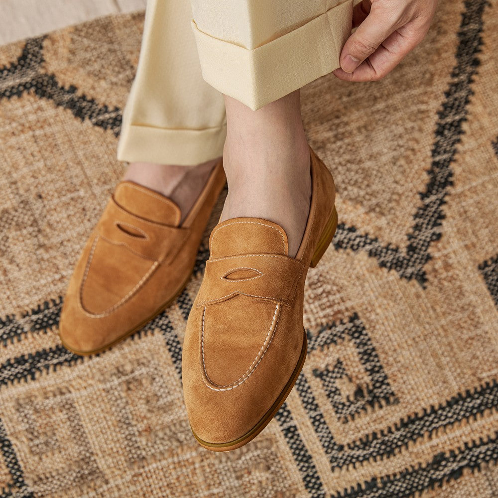 Slip-on Brown Suede Shoes