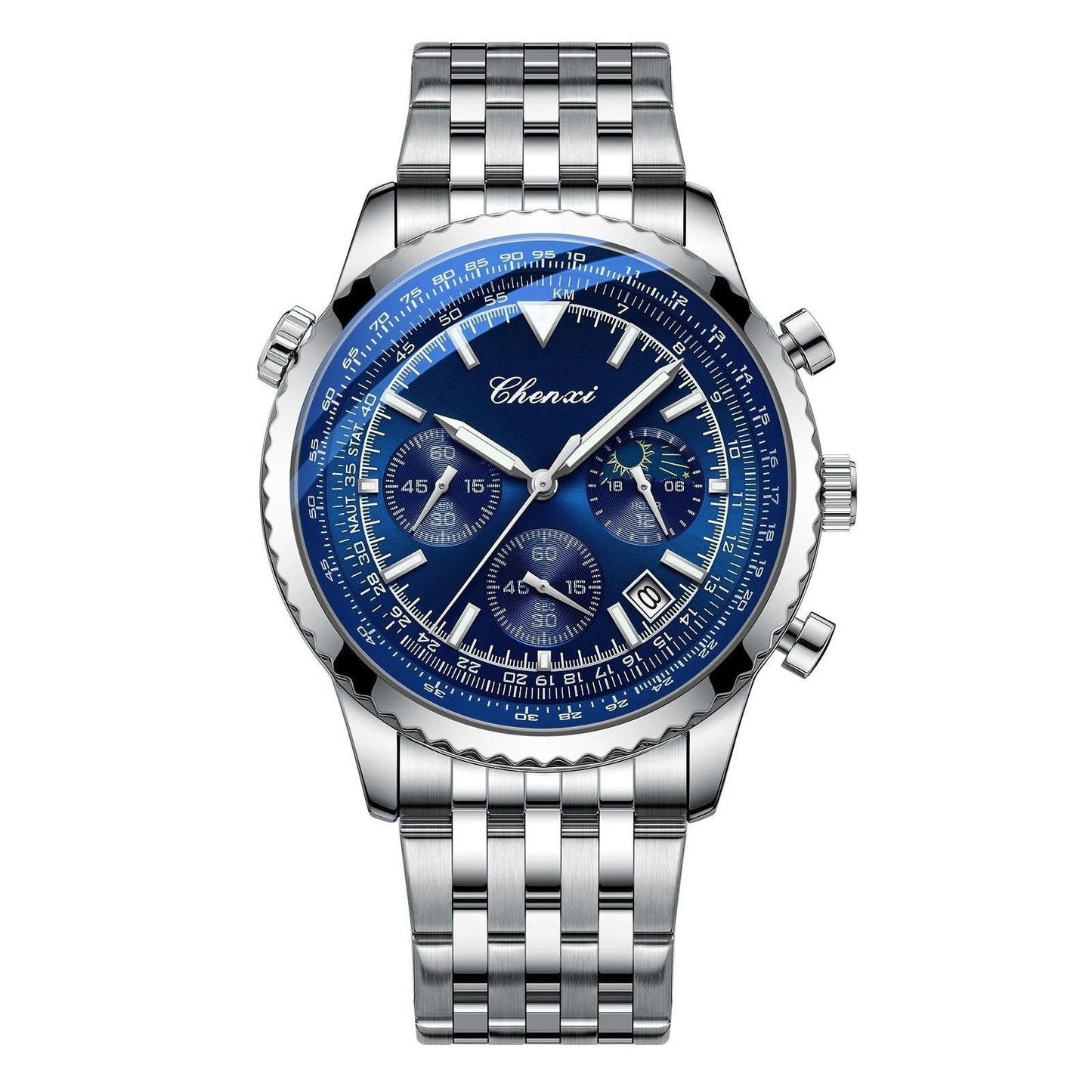 Men's Table Quartz Luminous Waterproof Watch
