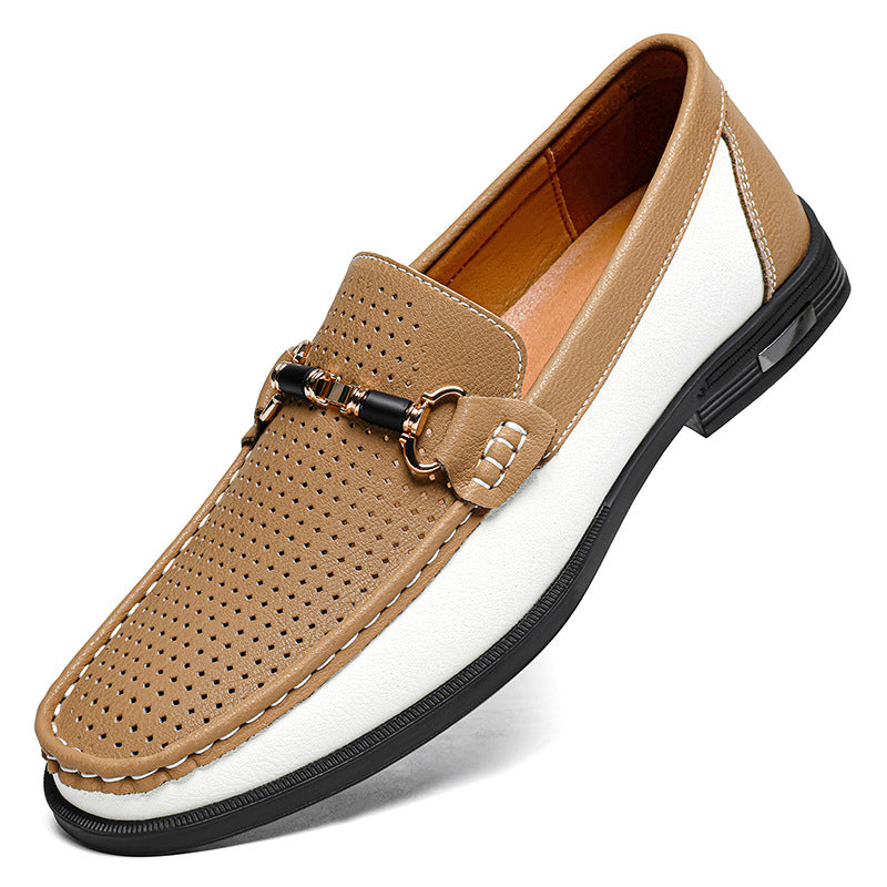 Men's Genuine Leather Moccasins Shoes