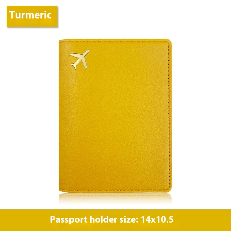 Multifunctional Id Bag Pu Leather Passport Cover