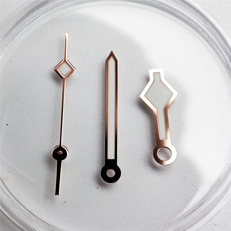 Rose-gold Hands With Green Luminous Coating Watch Hands Suitable For NH3536 Movements