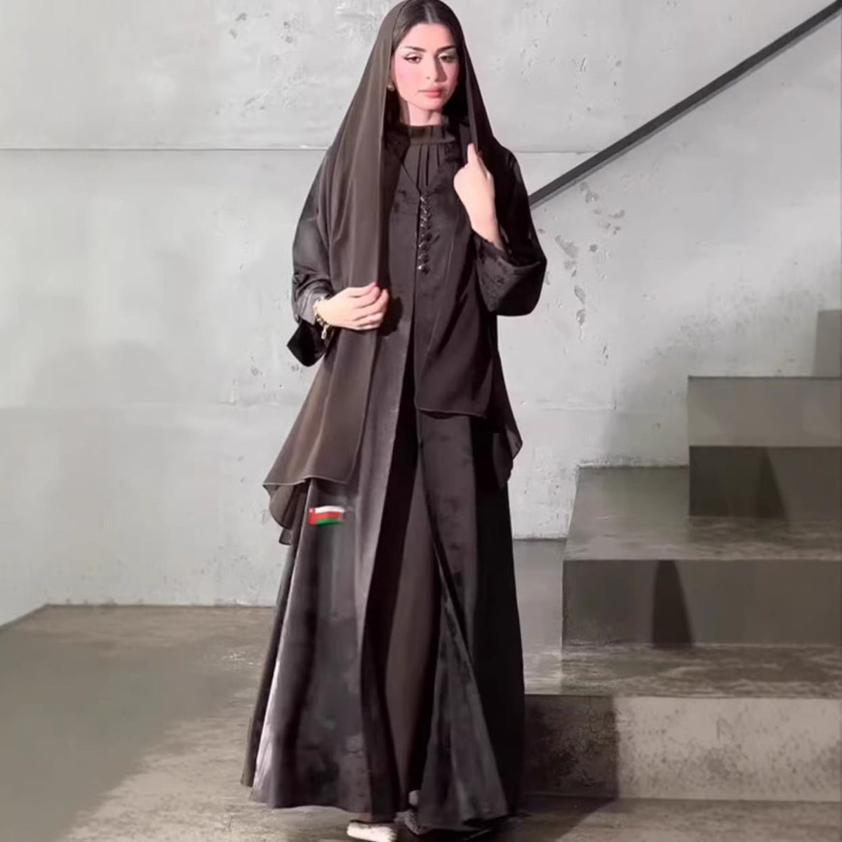 Women's Casual Fashion Mid-Length Shawl Coat