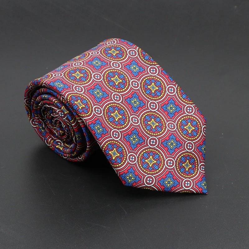 Men's Super Soft Bohemian Silk Ties