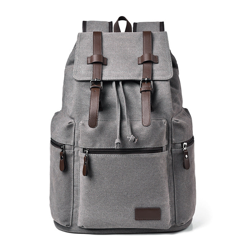 Men's Large Capacity Canvas Backpack
