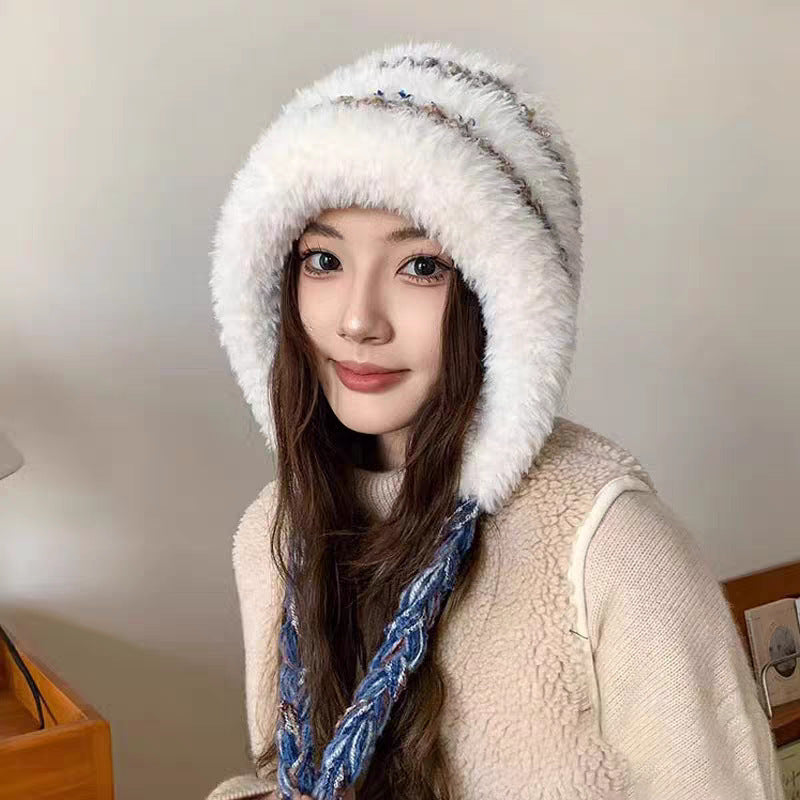 Gorro de punto para mujer a prueba de frío – Gorro versátil cálido de invierno