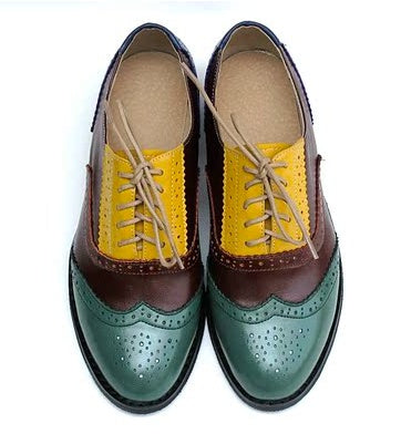 Women's British Style Oxford Brogue Shoes