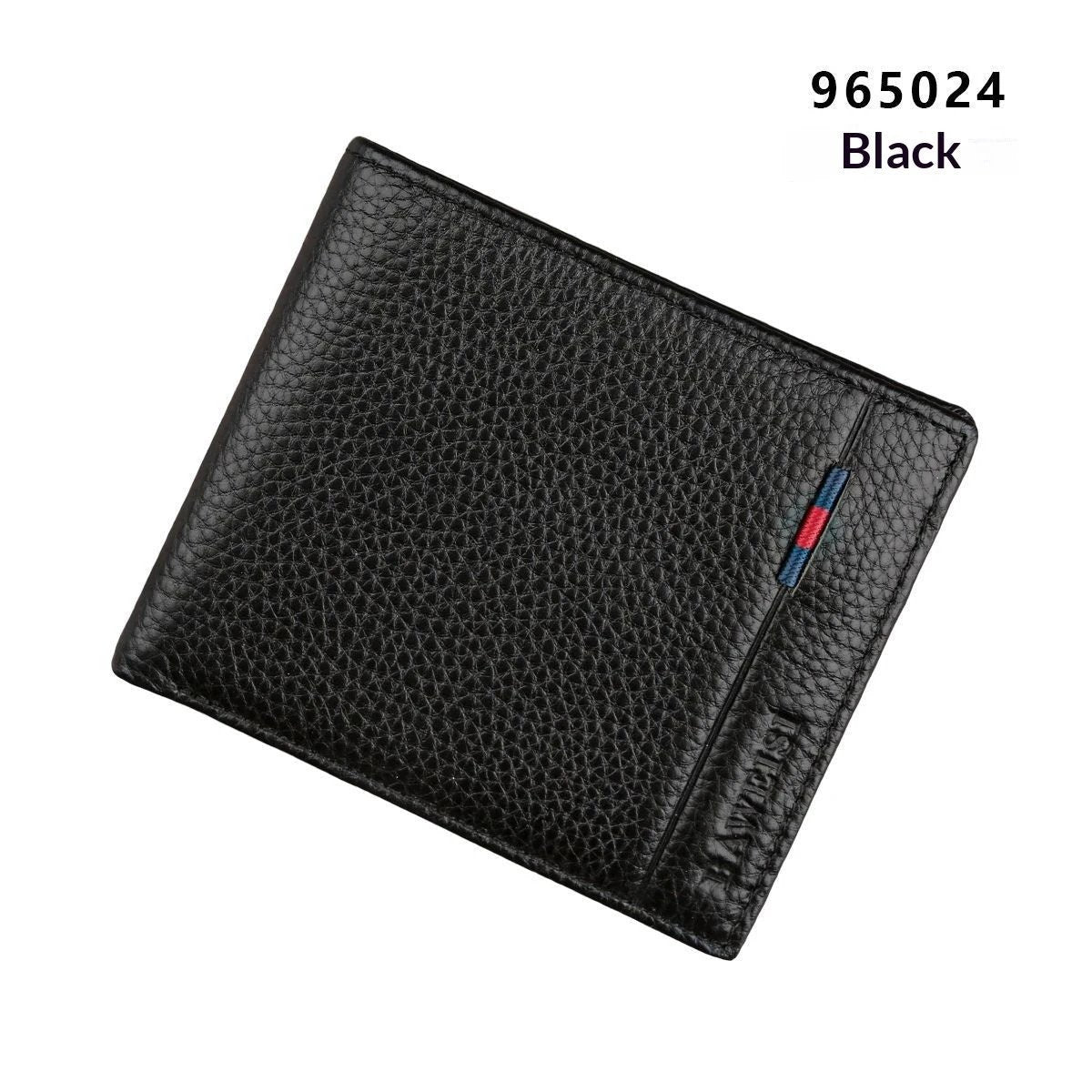 Men's Anti-Scanning RFID High-Capacity Credit Card Holder Made From First-Layer Cowhide Leather