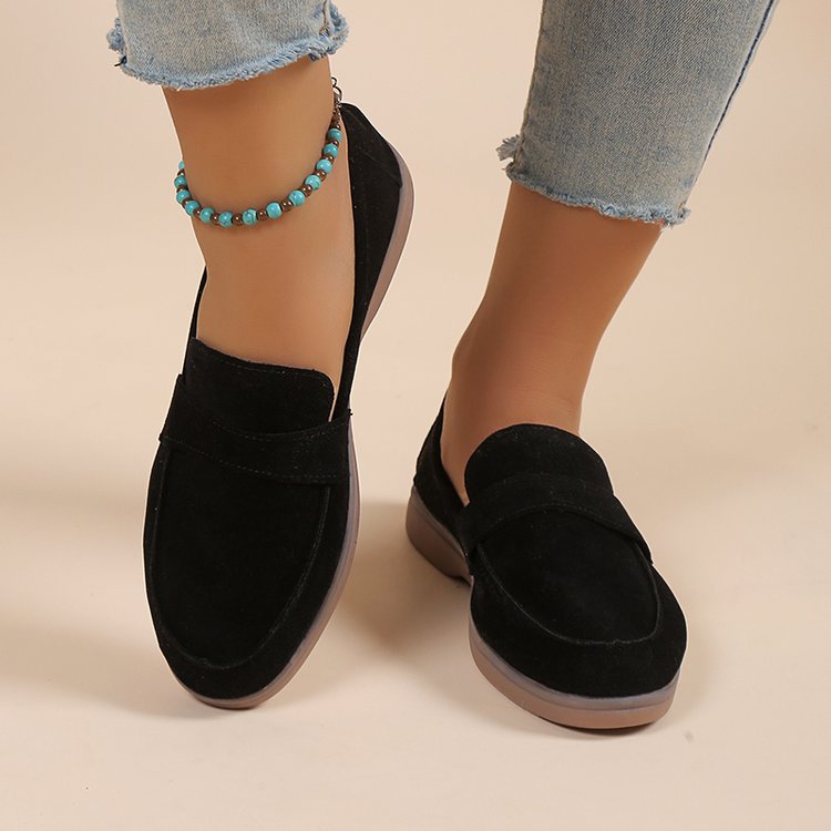 Casual Suede Loafer Flats