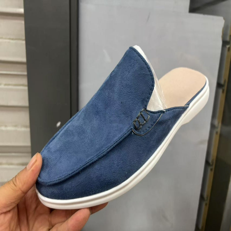 Men's Casual Suede Mule Slippers