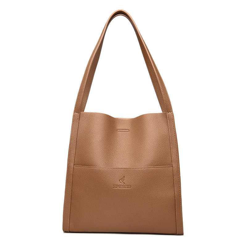 Women's Solid Color Large Capacity Crossbody Bag