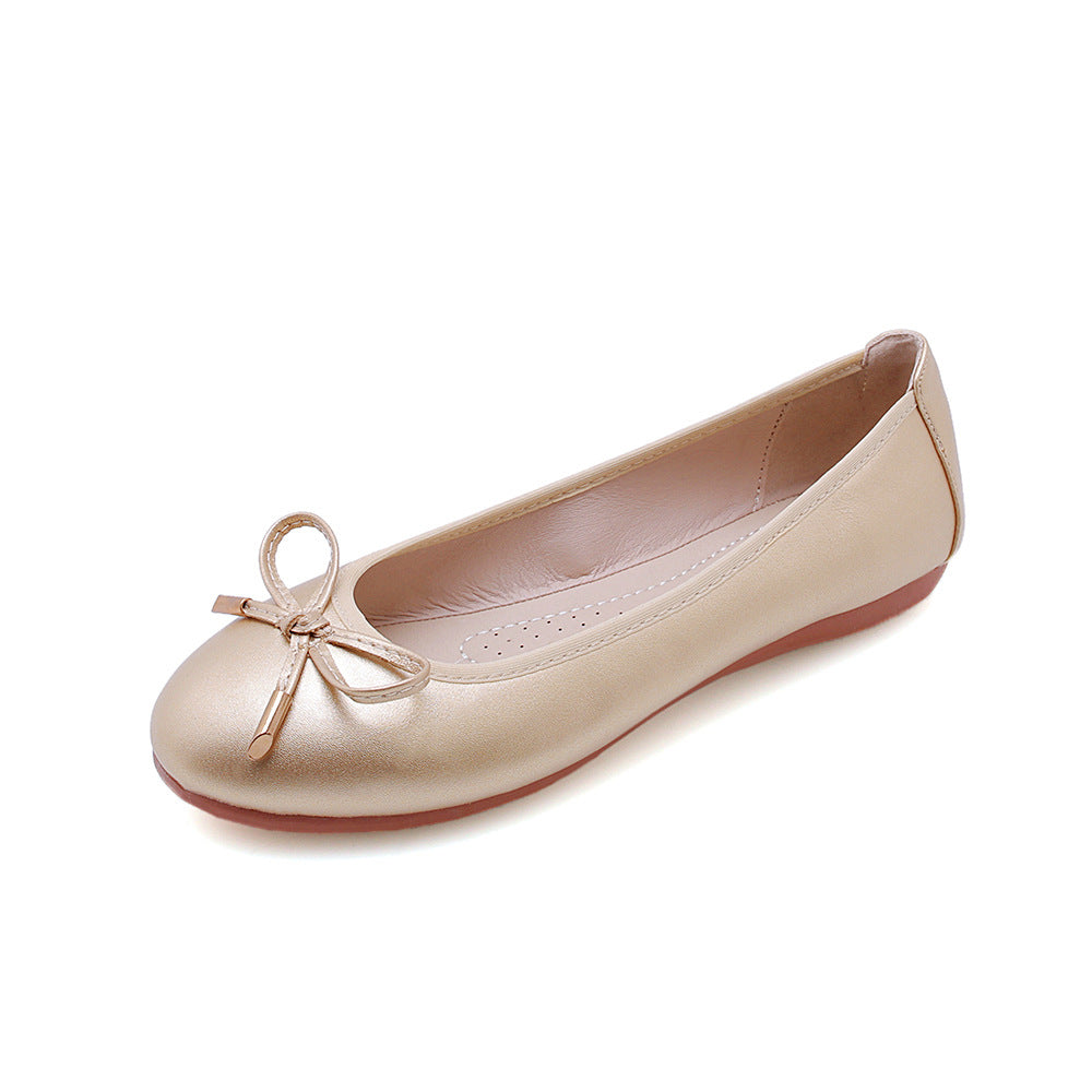 Foldable Bow Ballet Flats