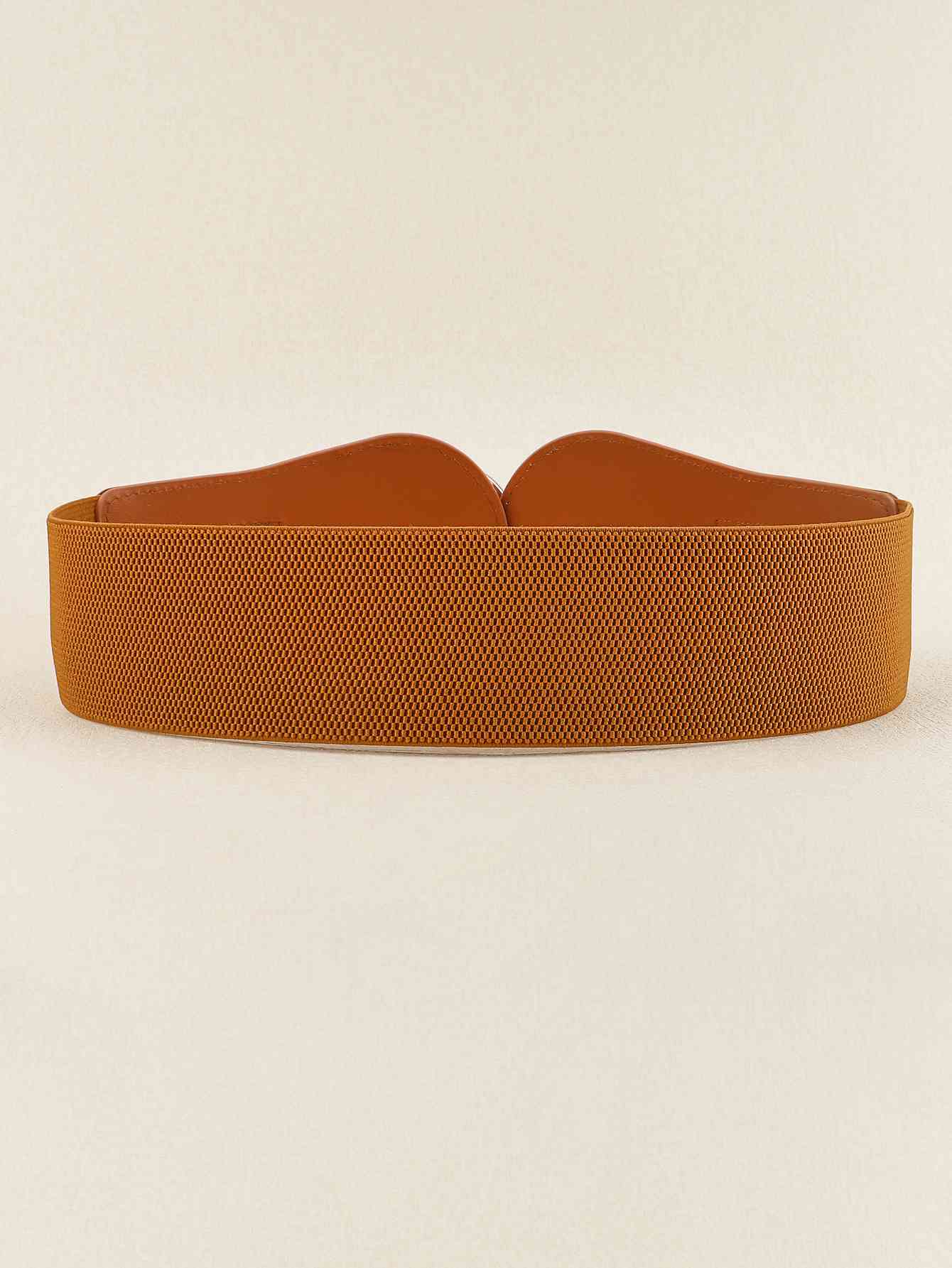 Elegant Fashion PU Elastic Wide Belt – Adjustable Comfort Fit See size chart under “more details”