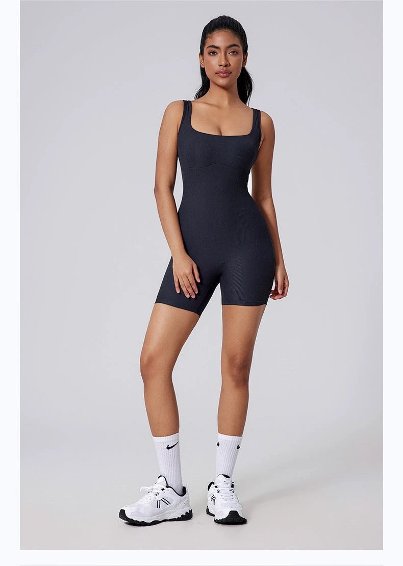 Tight Quick-drying Yoga Romper Beauty Back Jumpsuit Yoga Clothes