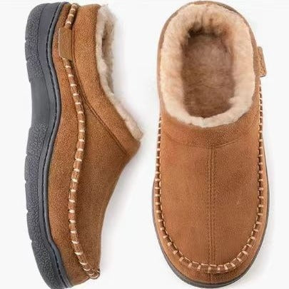 Men's Home Boots With Non-Slip Warm Fleece-Lined