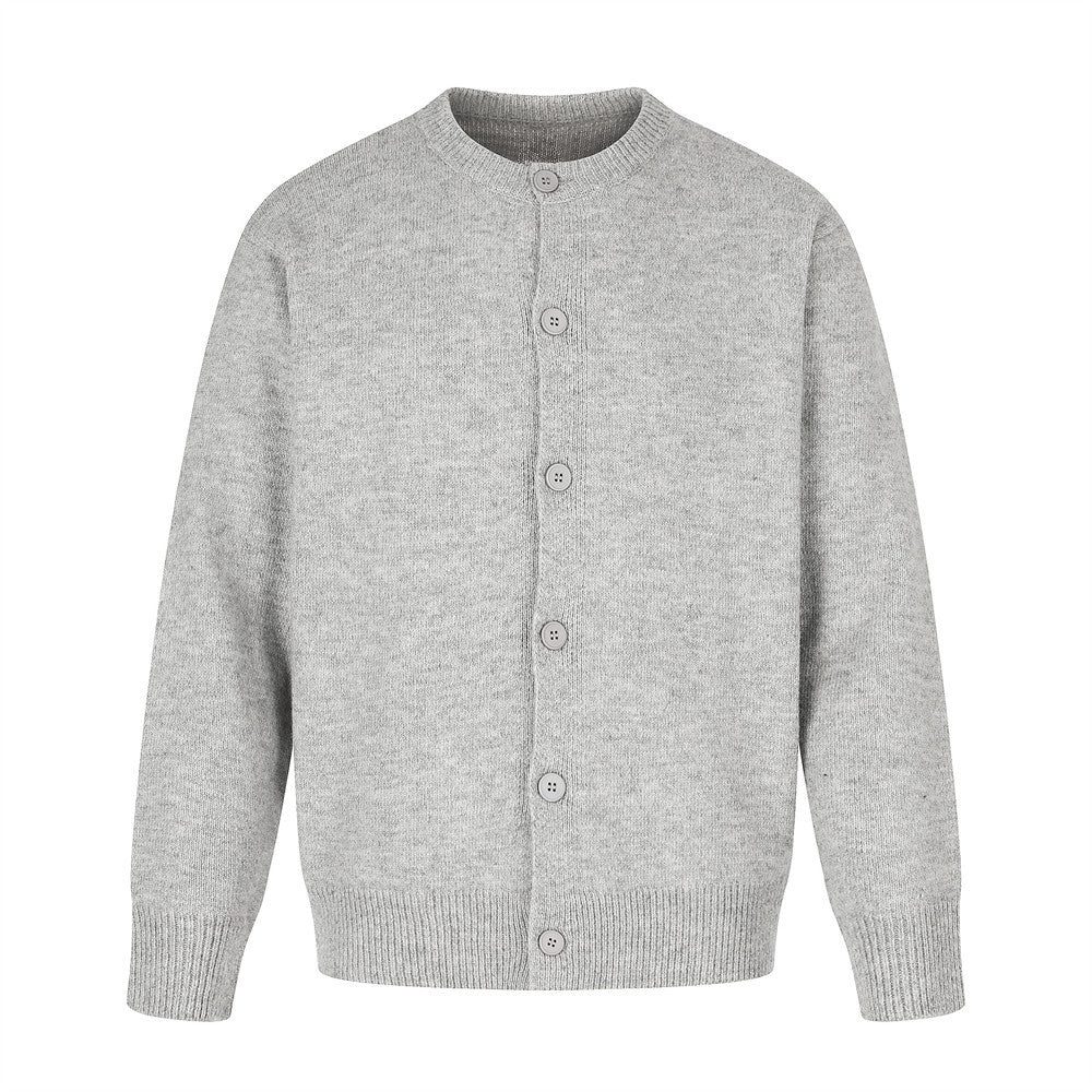 Cardigan Sweater Mens Loose-fit Casual Knitwear Coat