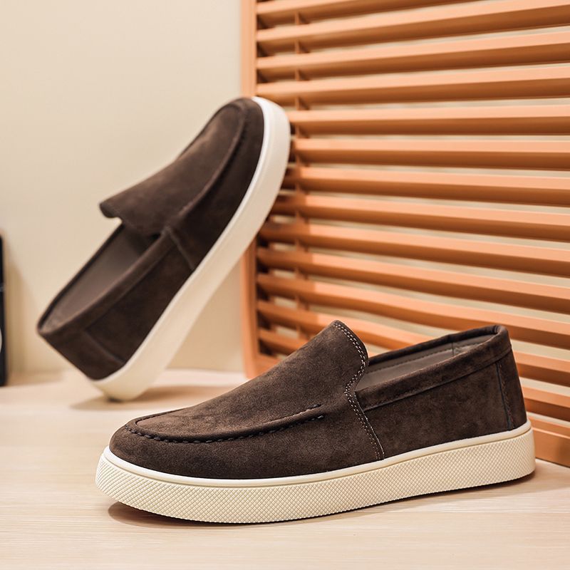 Mens Casual Single-strap Canvas Shoes